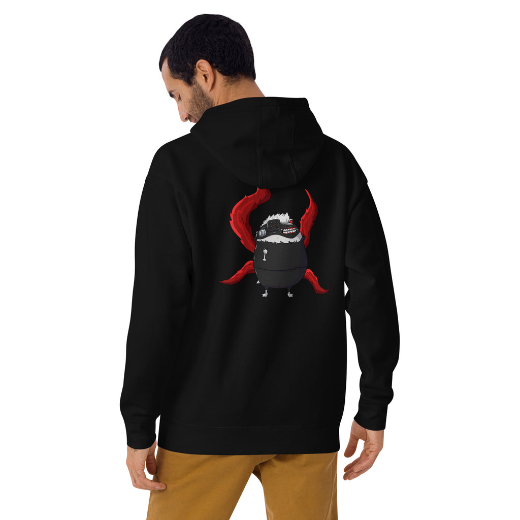 Pistacio: One-Eyed King premium hoodie — Ghoul Pistacio with kagune design — Pistacios Pond Merch