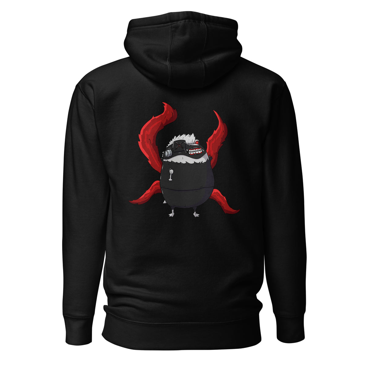 Pistacio: One-Eyed King premium hoodie — Ghoul Pistacio with kagune design — Pistacios Pond Merch