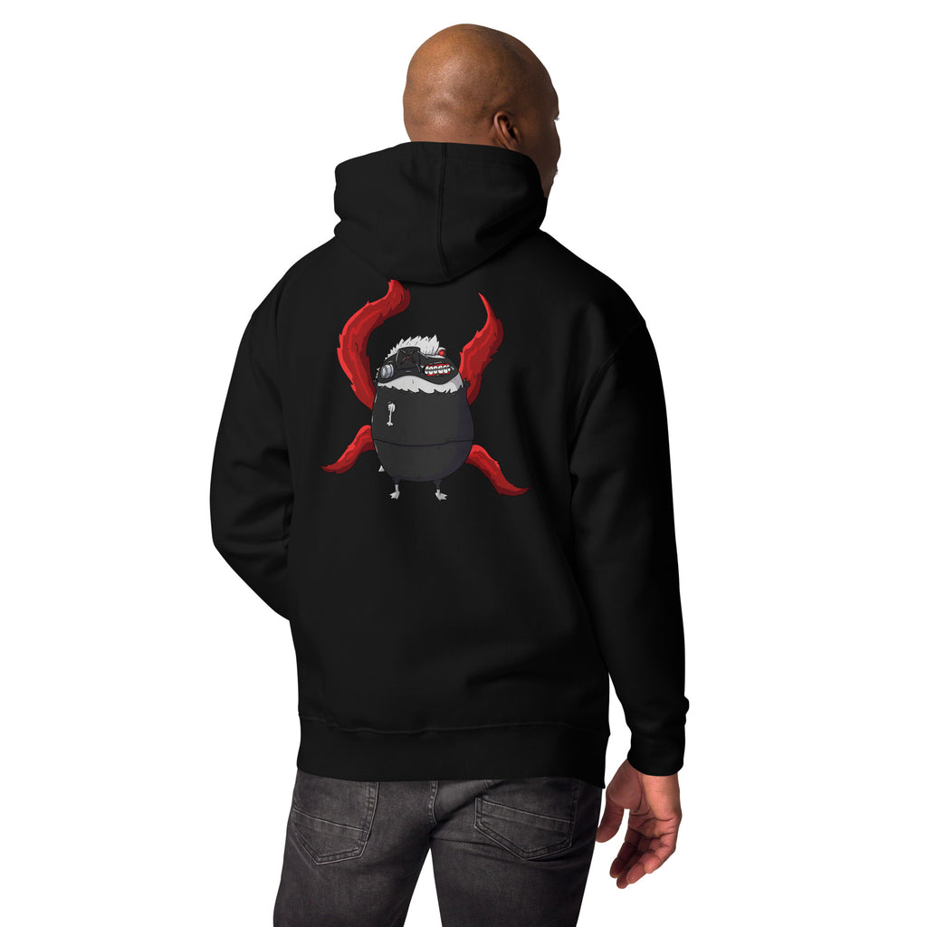 Pistacio: One-Eyed King premium hoodie — Ghoul Pistacio with kagune design — Pistacios Pond Merch