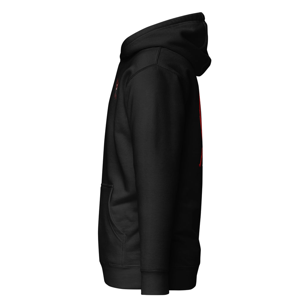 Pistacio: One-Eyed King premium hoodie — Ghoul Pistacio with kagune design — Pistacios Pond Merch