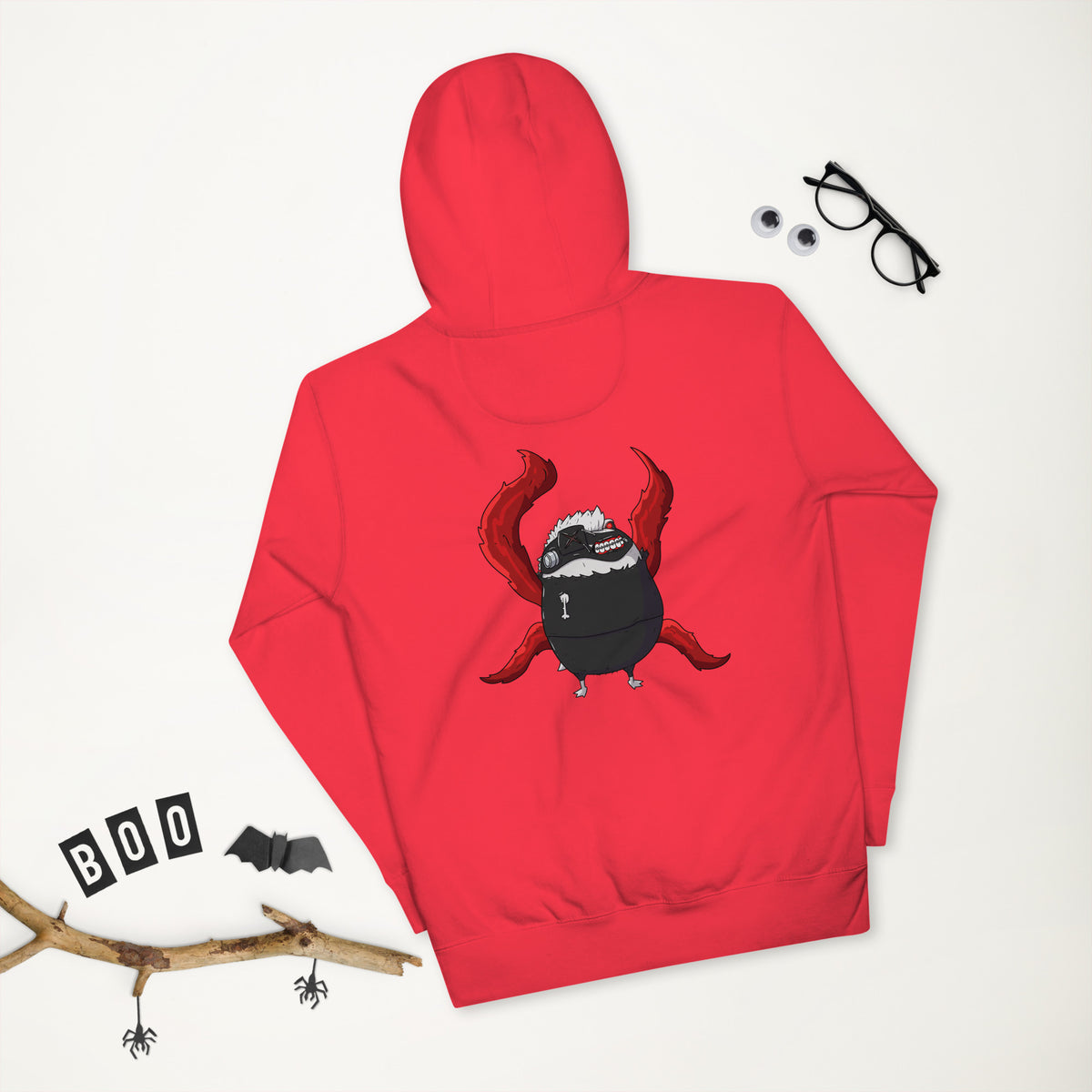 Pistacio: One-Eyed King premium hoodie — Ghoul Pistacio with kagune design — Pistacios Pond Merch