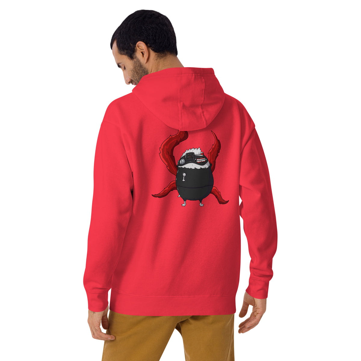 Pistacio: One-Eyed King premium hoodie — Ghoul Pistacio with kagune design — Pistacios Pond Merch