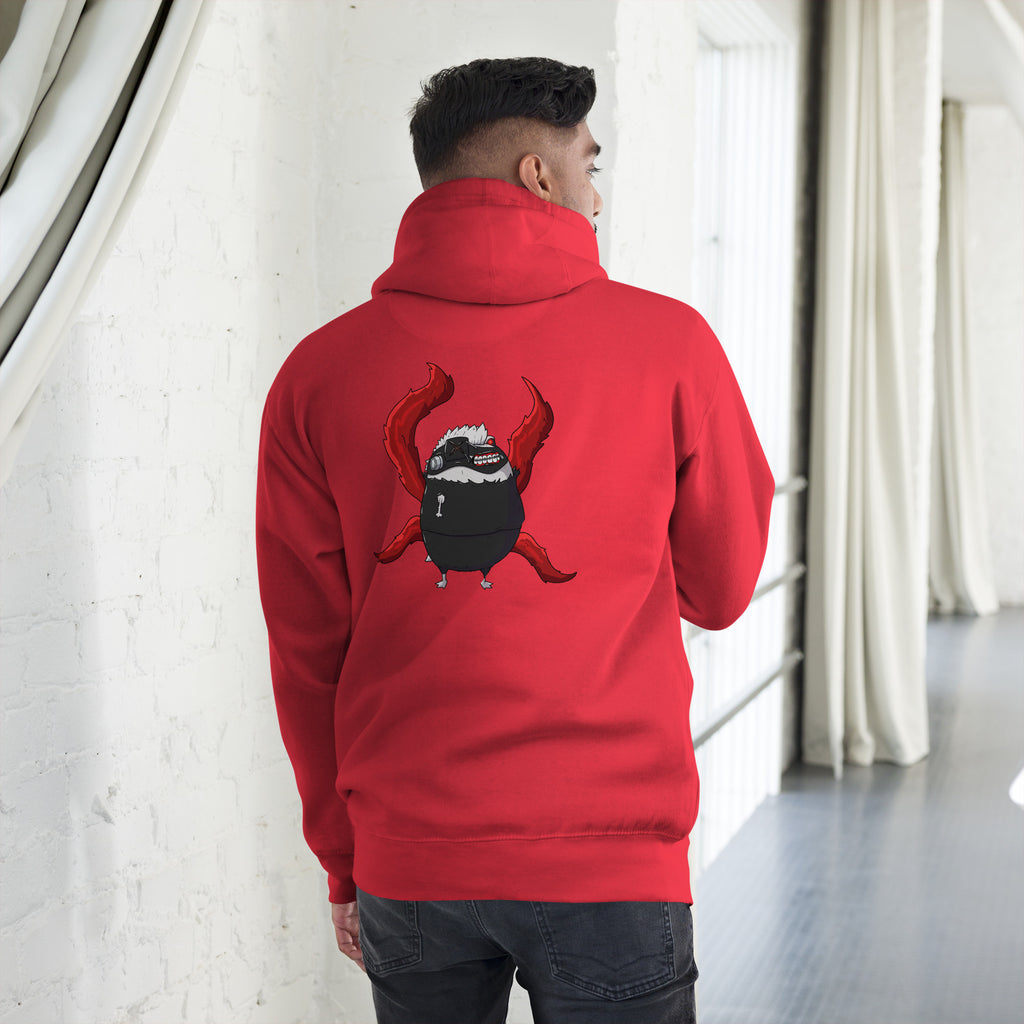 Pistacio: One-Eyed King premium hoodie — Ghoul Pistacio with kagune design — Pistacios Pond Merch