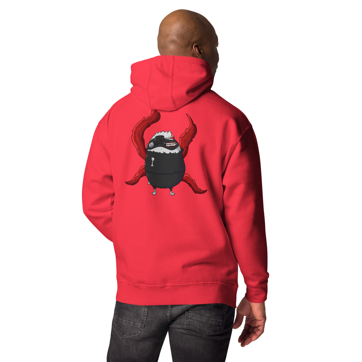 Pistacio: One-Eyed King premium hoodie — Ghoul Pistacio with kagune design — Pistacios Pond Merch