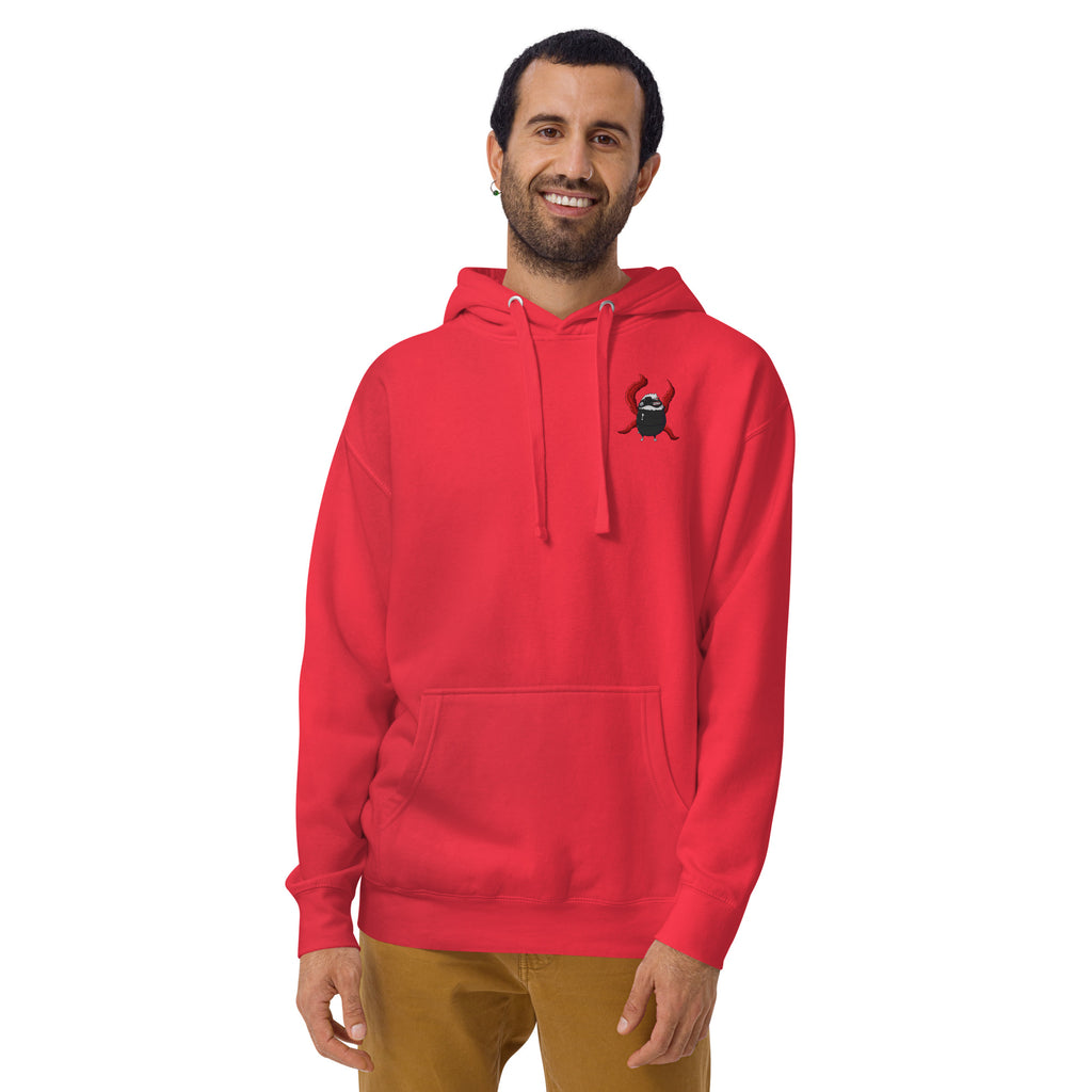 Pistacio: One-Eyed King premium hoodie — Ghoul Pistacio with kagune design — Pistacios Pond Merch