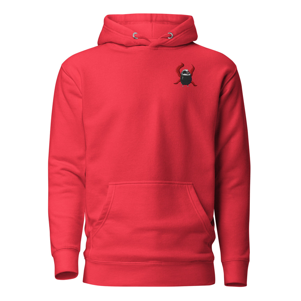 Pistacio: One-Eyed King premium hoodie — Ghoul Pistacio with kagune design — Pistacios Pond Merch