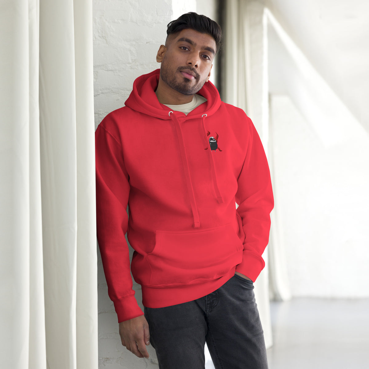 Pistacio: One-Eyed King premium hoodie — Ghoul Pistacio with kagune design — Pistacios Pond Merch