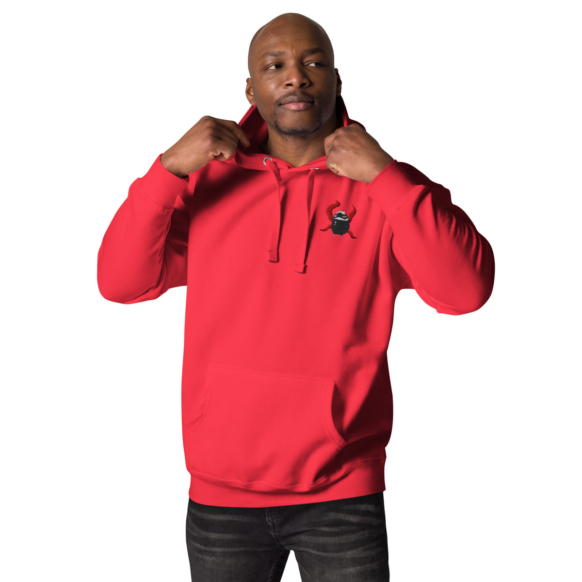 Pistacio: One-Eyed King premium hoodie — Ghoul Pistacio with kagune design — Pistacios Pond Merch