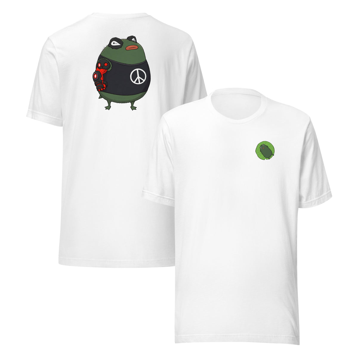 The Pond Punisher unisex t-shirt featuring Pistacio in full punisher mode — Pistacios Pond Merch