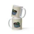 Coffee Spa Pistacio Mug — Pistacio soaking in a coffee cup illustration, wrap-around ceramic mug